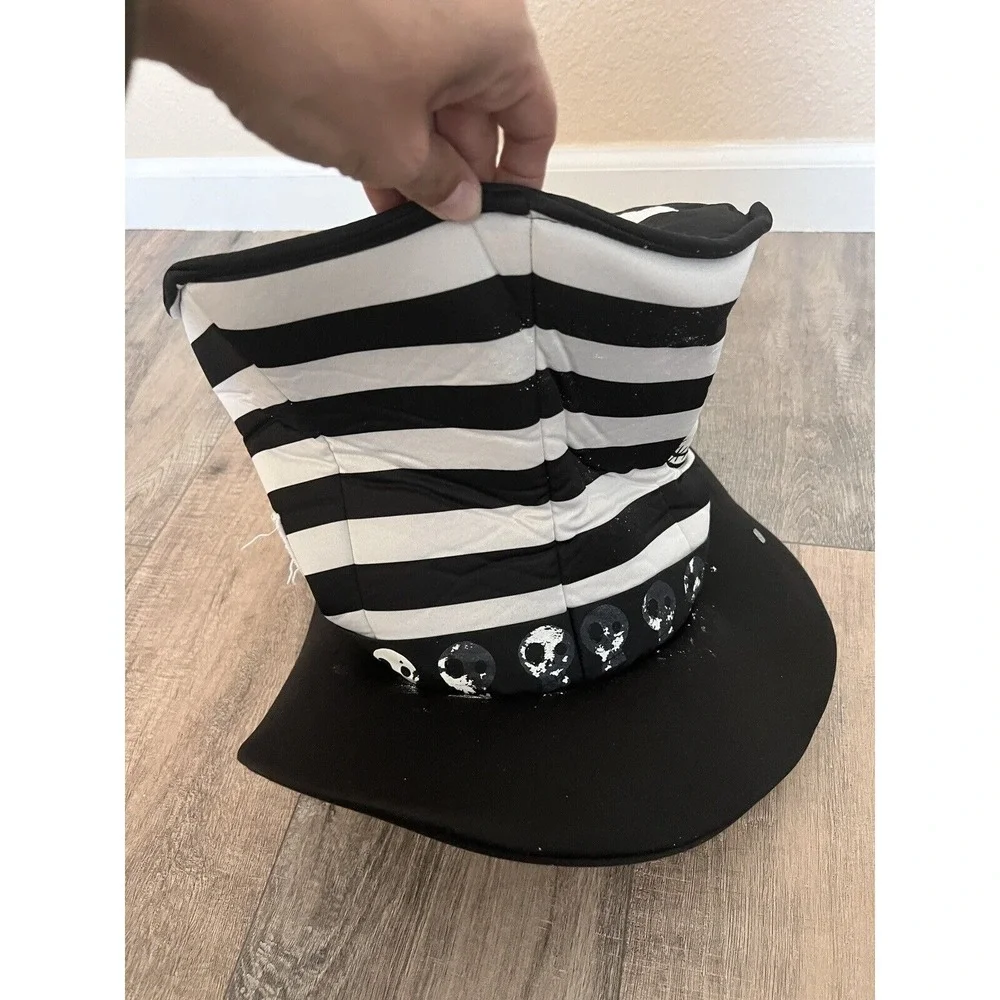 Disney Parks Nightmare Before Christmas Jack Skellington Top Hat Adult Cosplay - Picture 2 of 7